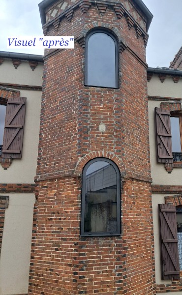 Rénovation sur mesure à Verneuil: Modernisation d'un châssis fixe en aluminium
