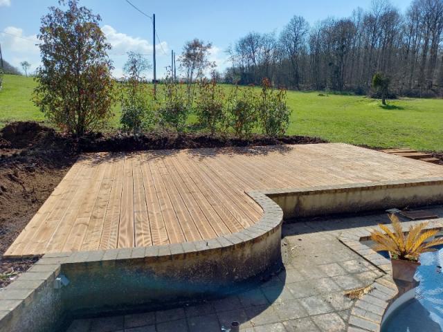 Terrasse en Bois réalisée par votre menuisier à Verneuil-sur-Avre