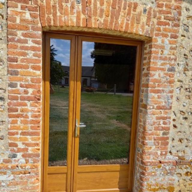 Fourniture et pose d’une porte-balcon à MARBOIS (27160) dans l’EURE